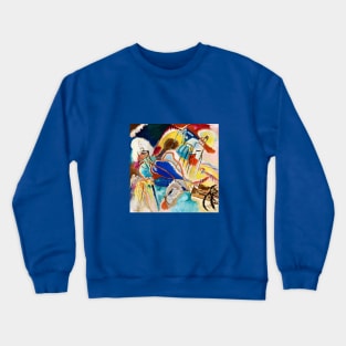 colorful vintage impressionist painting design Crewneck Sweatshirt